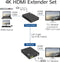 ACT AC7811 - 4K HDMI 2.0 extender set - 60 meter over CAT6 UTP met IR ondersteuning