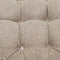 Riviera Maison Opera Footstool Melting Silver - Polyester, Acryl, Rubberhout - Smeltend Zilver - 60.0x60.0x42.0 cm