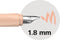 Schneider kalligrafie vulpen - Callissima - abrikoos - lijnbreedte 1,8mm - S-163906