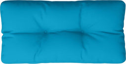 vidaXL - Palletkussen - 70x40x12 - cm - stof - lichtblauw