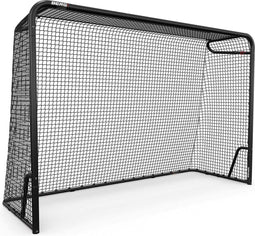 BERG SportsGoal L Voetbaldoel - 300x200 cm - Geïntegreerde Scoreteller - incl. 4 Pionnen - Zwart/Rood