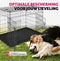 tectake® Hondenkooi Luna - Hondenkennel - Opvouwbaar met 2 deuren - Zwart