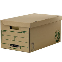 Archiefdoos Fellowes MAXI Met deksel Bruin Gerecycled karton (39 x 58 x 29,3 cm)
