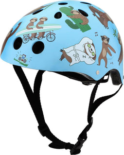 Mini Hornit Lids Fietshelm voor Kinderen met LED achterlicht - Super Sloth (S)