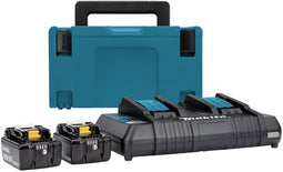 Makita 197629-2 - 18V Li-Ion accu starterset - 2x 5.0Ah + duolader in Mbox (2 stuks)