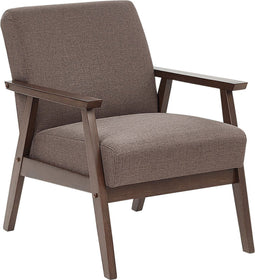 ASNES - Fauteuil - Bruin - Polyester
