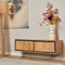 Zwevend tv-meubel RichWood 120 cm - naturel