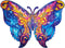 UNIDRAGON Houten Puzzel Voor Volwassenen Dier - Intersterrenstelsel Vlinder - 700 stukjes - Royal Size 60x44 cm