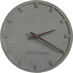 Urbn Stone beton klok - handgemaakt - stille minimalistische klok Ø32 cm - lichtgrijs