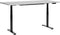 DESTINAS- Elektrisch Verstelbaar bureau - Grijs/Zwart - 180 cm - MDF