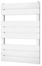 Plieger Genua Designradiator - Handdoekradiator - 80 cm x 55 cm - 405 Watt - Wit