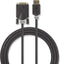 Nedis DisplayPort-Kabel - DisplayPort Male - DVI-D 24+1-Pins Male - 4K@30Hz - Verguld - 2.00 m - Rond - PVC - Antraciet - Window Box