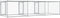 vidaXL - Hondenhok - met - deuren - 6x2x1,5 - m - gegalvaniseerd - staal - grijs
