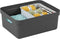 Sunware Sigma home - Opbergbox 24L - Met deksel - Antraciet 44,5 x 34,5 x 18 cm