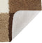 Dutch House Toiletmat Brest - WC Mat 60x50cm - Bruin - Antislip - Toiletmat met uitsparing - Badkamer Mat - Snel Absorberend - Snel Drogende Toiletmat