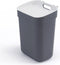 Curver Ready to Collect Prullenbak - 10L - Stapelbaar - Donkergrijs/Lichtgrijs