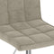 vidaXL - Eetkamerstoelen - draaibaar - 2 - st - fluweel - lichtgrijs