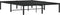 vidaXL - Bedframe - metaal - zwart - 140x190 - cm