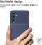 iMoshion Hoesje Geschikt voor Samsung Galaxy A14 (4G) Hoesje Siliconen - iMoshion Thunder Backcover - Donkerblauw