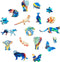 UNIDRAGON Houten Puzzel Voor Volwassenen Dier - Eeuwige Olifant - 102 stukjes - Small 25x19 cm