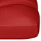 vidaXL - Palletkussen - 120x40x12 - cm - stof - rood