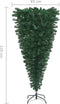 vidaXL - Kunstkerstboom - omgekeerd - met - standaard - 120 - cm - groen