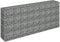 vidaXL - Gabion - plantenbak - verhoogd - 180x30x90 - cm - gegalvaniseerd - staal