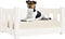 vidaXL - Hondenmand - 55,5x45,5x28 - cm - massief - grenenhout - wit