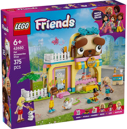 LEGO Friends - Winkel met dierenaccessoires - 3 minifiguren - 375 onderdelen