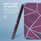 imoshion E-reader Hoesje - Geschikt voor Tolino Page 2 - Design Sleepcover Bookcase - Bordeaux Graphic