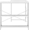 vidaXL - Computerbureau - 110x72x70 - cm - bewerkt - hout - wit