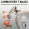 Sansbeauté® SkullSharp PRO MAX - 6-in-1 Scheerapparaat - Elektrisch Nat & Droog Scheren - Goud