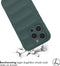iMoshion Hoesje Geschikt voor iPhone 14 Pro Hoesje Siliconen - iMoshion EasyGrip Backcover - Donkergroen