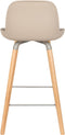 Zuiver Albert Kuip Barkruk 65 cm Taupe - Set van 2