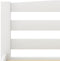vidaXL - Bedframe - massief - grenenhout - wit - 90x200 - cm