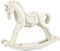 PTMD Kanisha Cream Poly Flocking Horse Statue L