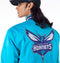 New Era - Charlotte Hornets - NBA Satin Turquoise Bomber Jacket