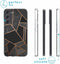 iMoshion Hoesje Geschikt voor Samsung Galaxy S22 Plus Hoesje Siliconen - iMoshion Design hoesje - Zwart / Black Graphic