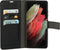 Mobiparts Samsung Galaxy S21 Ultra - Wallet Case - Extra opbergvak - Zwart