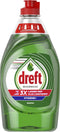 Dreft Quickwash Extra Hygiëne - Vloeibaar Afwasmiddel - Grondige reiniging en langdurig schuim - (10 stuks)