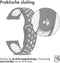 imoshion Siliconen sport bandje - Universeel 18 mm aansluiting - Grijs / Wit