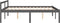 vidaXL - Seniorenbed - massief - grenenhout - grijs - 150x200 - cm