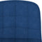 vidaXL - Barkrukken - 2 - st - stof - blauw