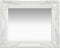 vidaXL - Wandspiegel - barok - stijl - 50x40 - cm - wit