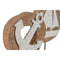 Decoratieve figuren Home ESPRIT Wit Natuurlijk Anker Boot Mediterrane 19 x 10 x 38 cm (2 Stuks)