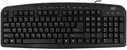 ACT AC5400 - Multimedia Toetsenbord - USB - Stille Toetsen - Zwart