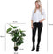 Mica Decorations Monstera Kunstplant in Pot - H100xØ75 cm - Set van 2