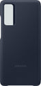Samsung Galaxy S20 FE - Clear View Hoesje - Antibacterieel - Blauw