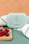 Amuse BIO Snackdoos - Duurzame Snackbox - Compacte Vershouddoos - Gedeeltelijk van Suikerriet - Groen - 250 ml