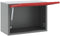 vidaXL - Wandgemonteerde - Gereedschapskast - met - Gasveerdeur - Rood, - 50x25x35 - cm